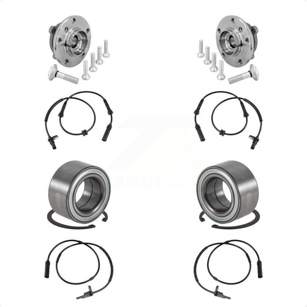Front Rear Wheel Bearing And ABS Sensor Kit For BMW 230i xDrive M240i K7S-103422