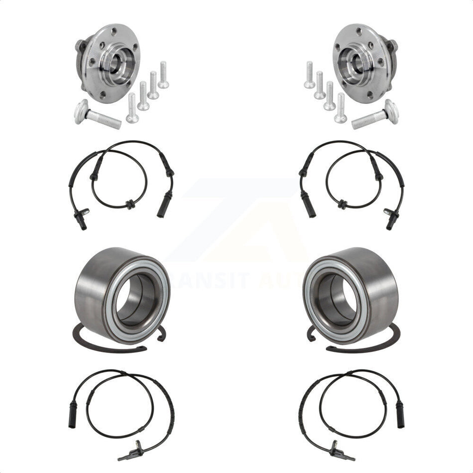 Front Rear Wheel Bearing And ABS Sensor Kit For BMW 230i xDrive M240i K7S-103422