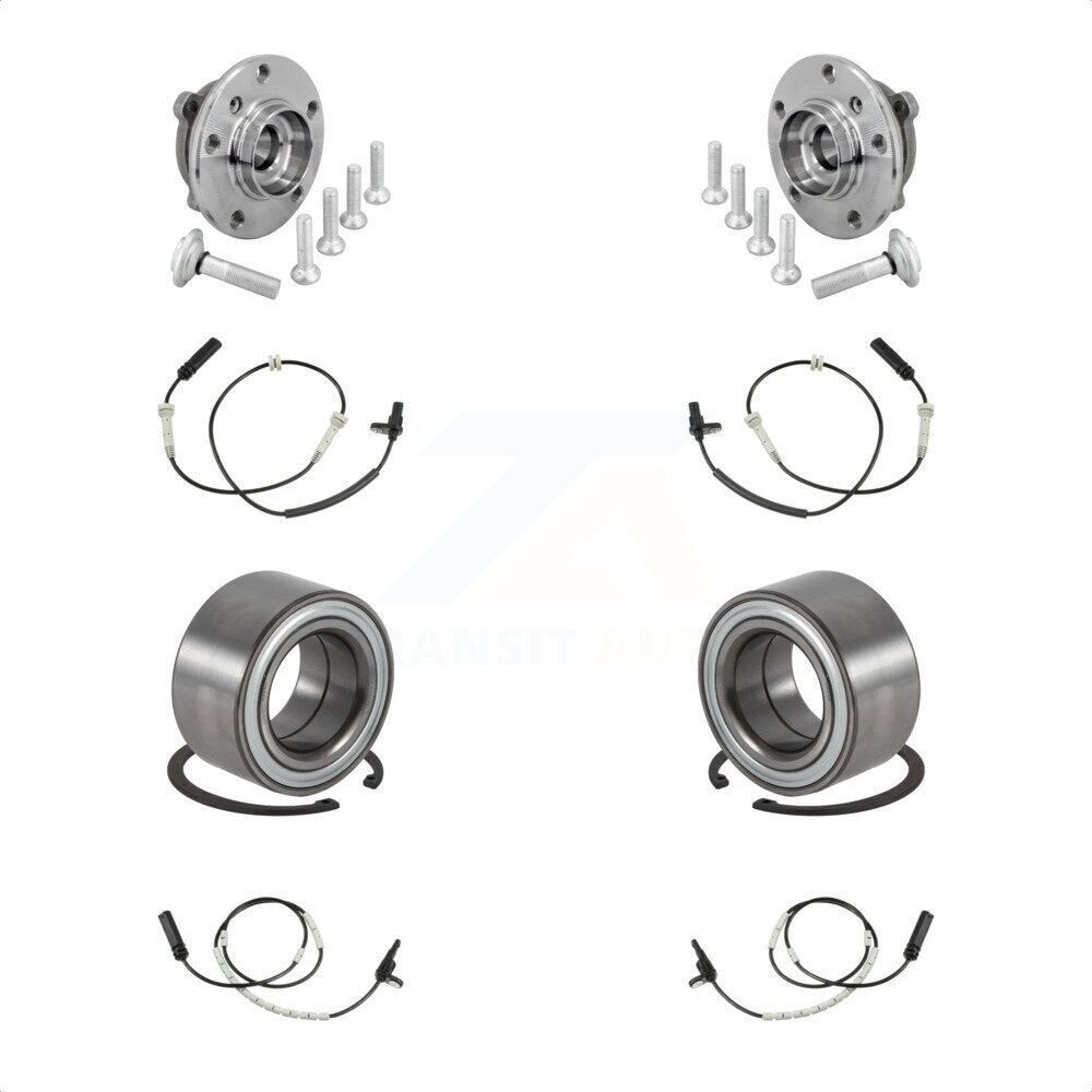 Front Rear Wheel Bearing And ABS Sensor Kit For BMW 230i xDrive M240i K7S-103423