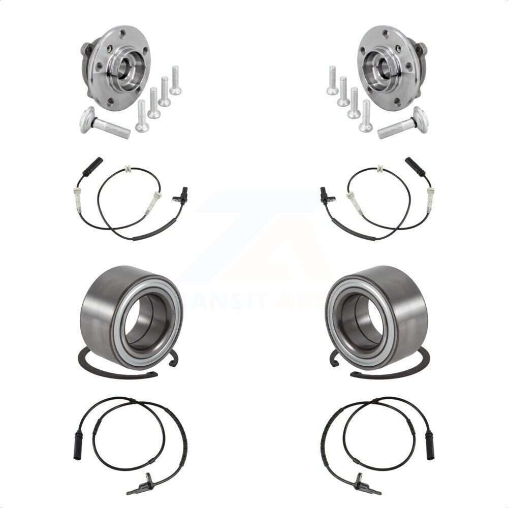 Front Rear Wheel Bearing And ABS Sensor Kit For BMW 230i xDrive M240i K7S-103425