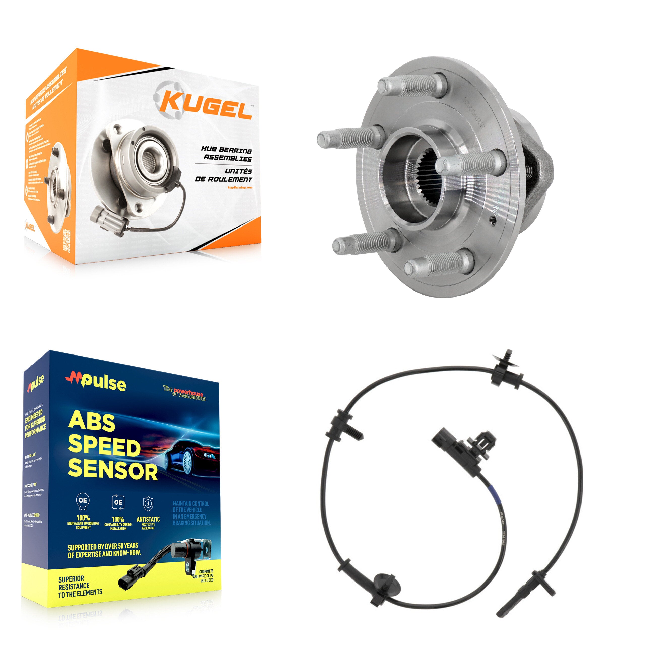 Rear Wheel Hub Bearing And ABS Sensor Kit For Cadillac CTS K7S-103433