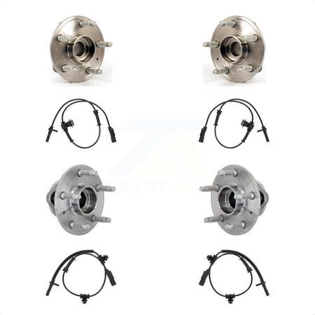 Front Rear Wheel Hub Bearing And ABS Sensor Kit For Chevrolet Camaro with Harness K7S-103442