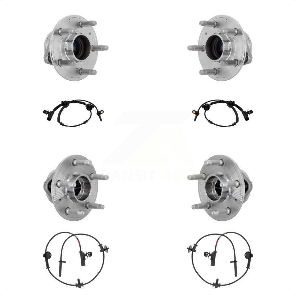 Front Rear Wheel Hub Bearing And ABS Sensor Kit For Cadillac CTS K7S-103444