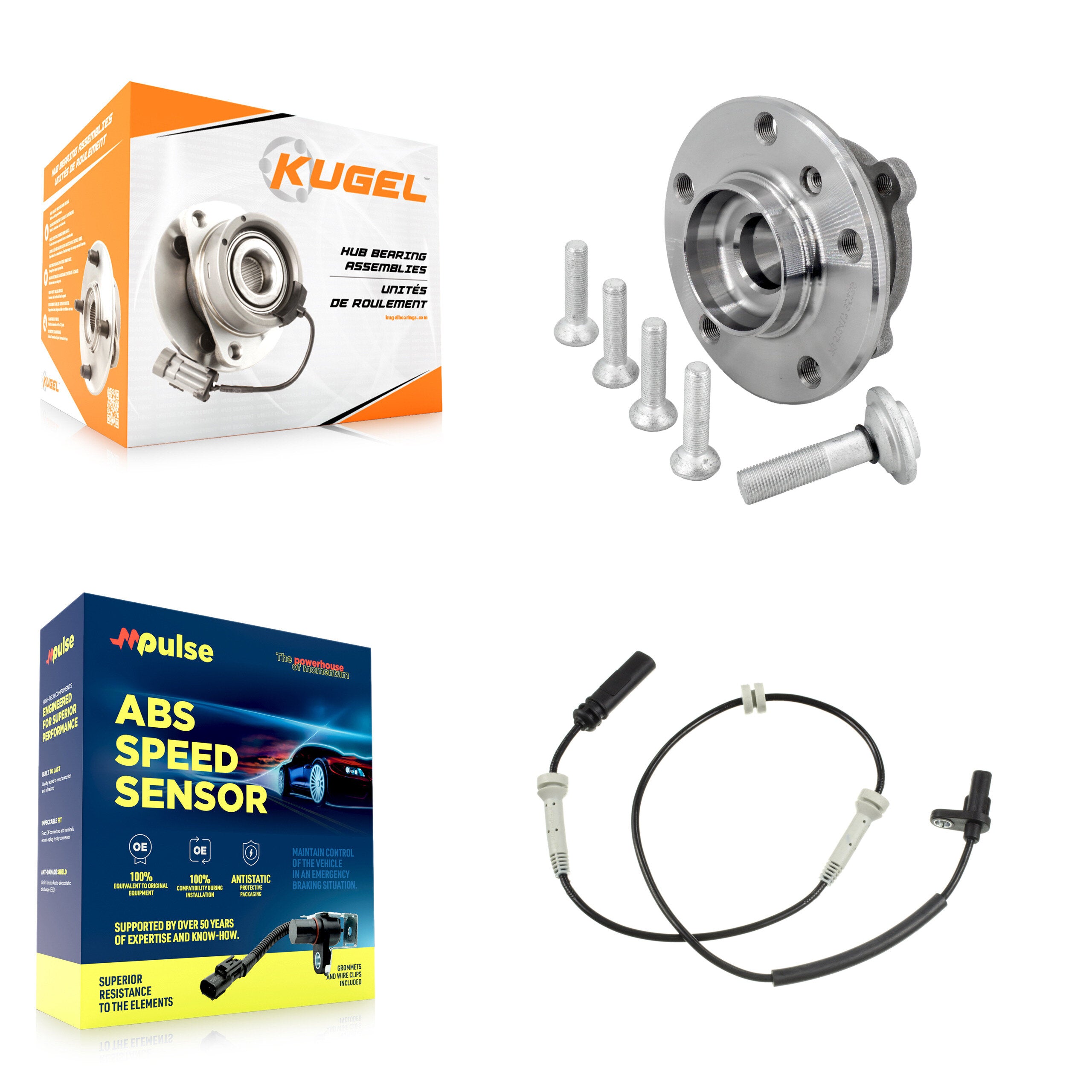 Front Wheel Hub Bearing Sensor Kit For BMW 330i xDrive 230i 430i Gran Coupe 340i 440i GT K7S-103466