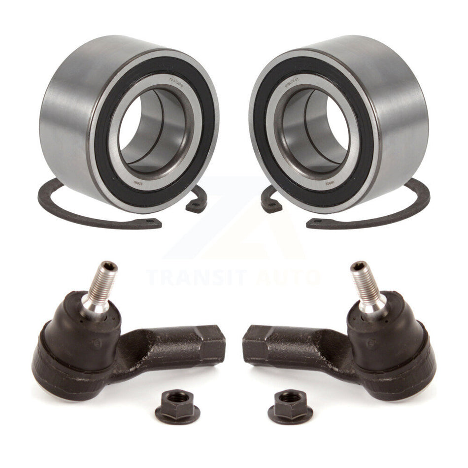 Front Wheel Bearing And Tie Rod End Kit For 2003-2006 Mitsubishi Outlander K7T-100043