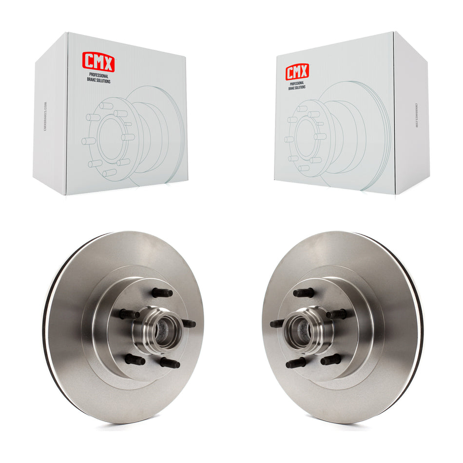 Front Disc Brake Rotors And Hub Assembly Pair For Ford Explorer Sport Trac RWD K8-100034