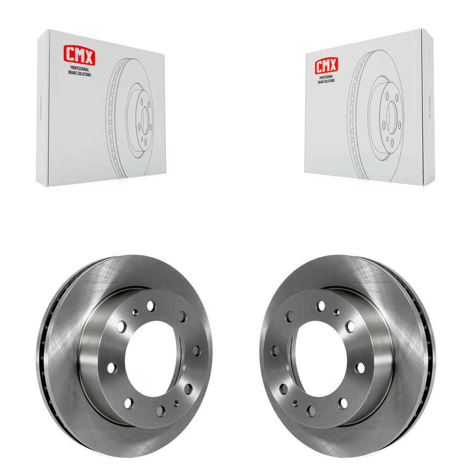 Front Disc Brake Rotors Pair For Chevrolet Silverado 2500 HD GMC Express 3500 Sierra Cadillac DeVille Savana Hummer H2 Classic 1500 Suburban Yukon XL Avalanche K8-100070