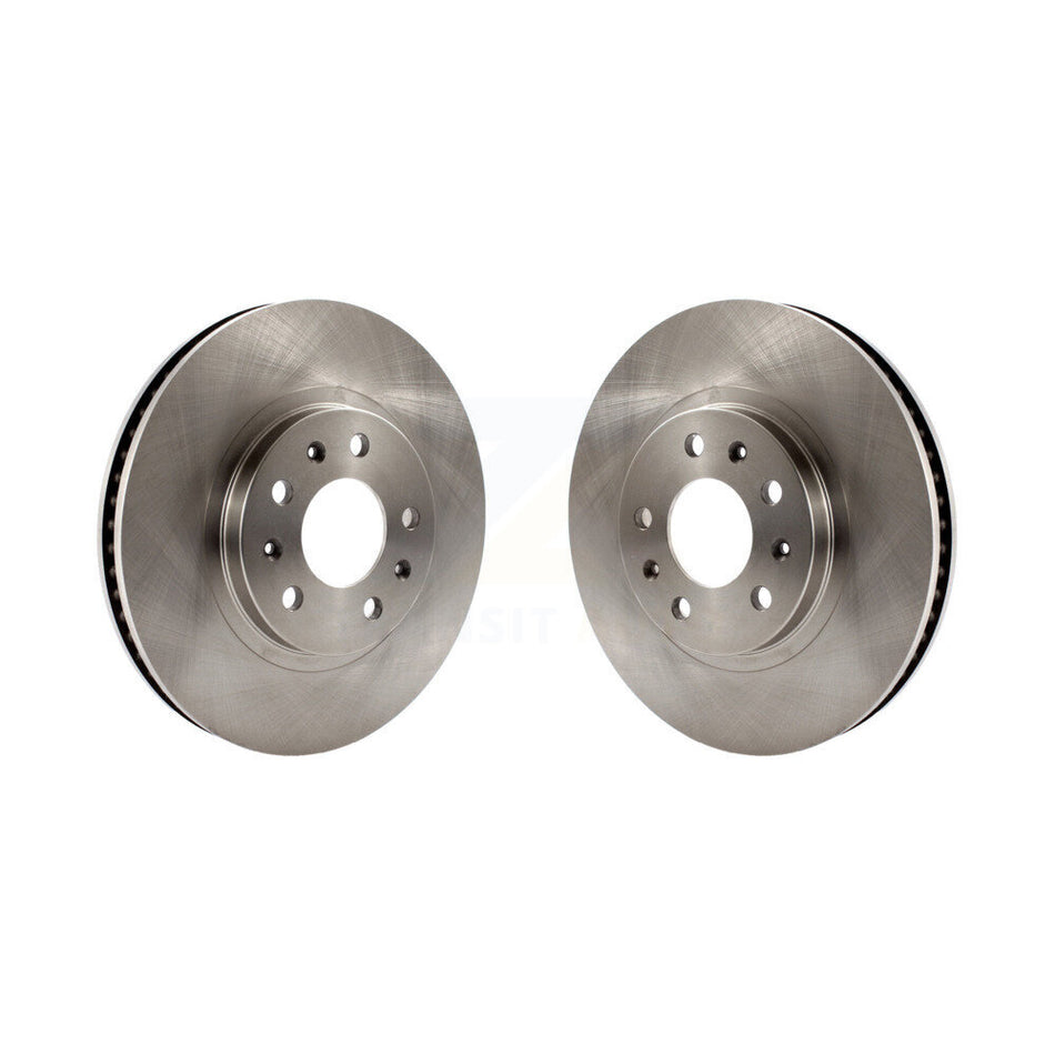 Front Disc Brake Rotors Pair For Cadillac CTS With Standard Suspension K8-100079