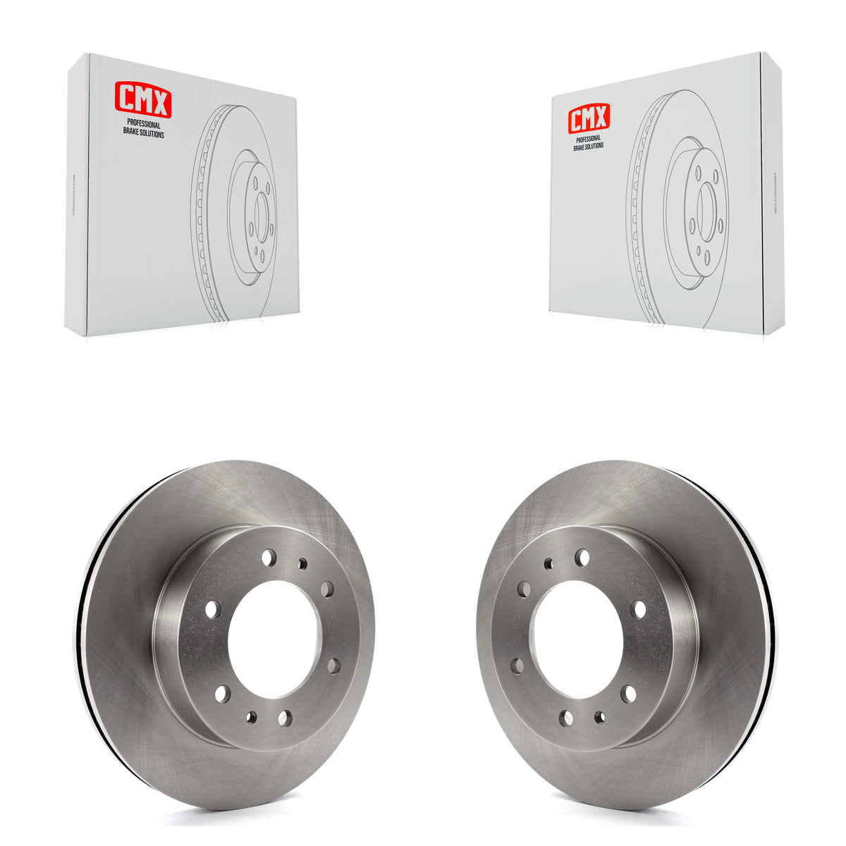 Front Disc Brake Rotors Pair For Hummer H3 H3T K8-100092