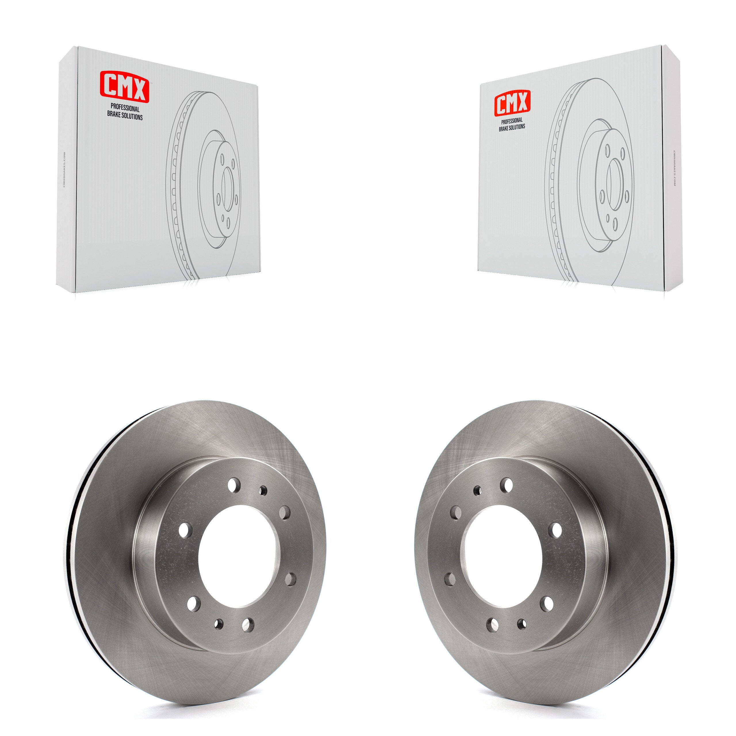 Front Disc Brake Rotors Pair For Hummer H3 H3T K8-100092