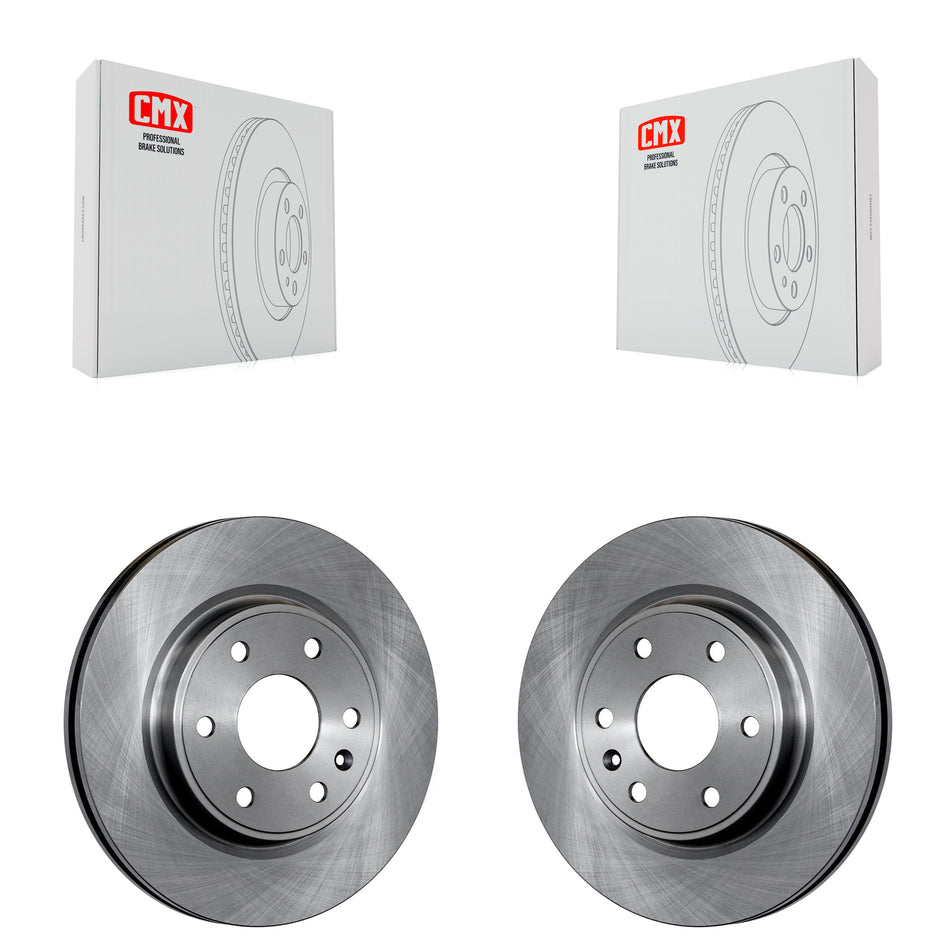 Front Disc Brake Rotors Pair For Chevrolet Traverse GMC Acadia Buick Enclave Saturn Outlook Limited K8-100104
