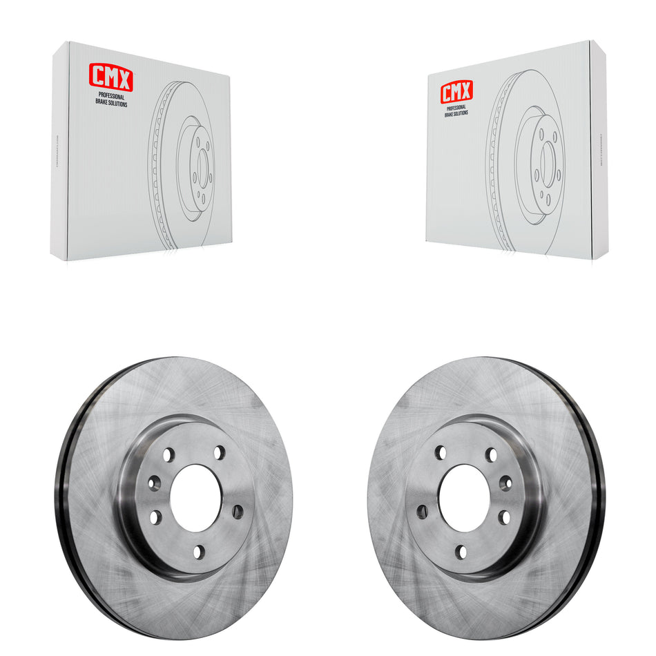 Front Disc Brake Rotors Pair For Chevrolet Equinox Malibu Cruze Buick GMC Terrain Verano Volt LaCrosse Regal Sportback TourX Orlando Encore GX Trailblazer K8-100119