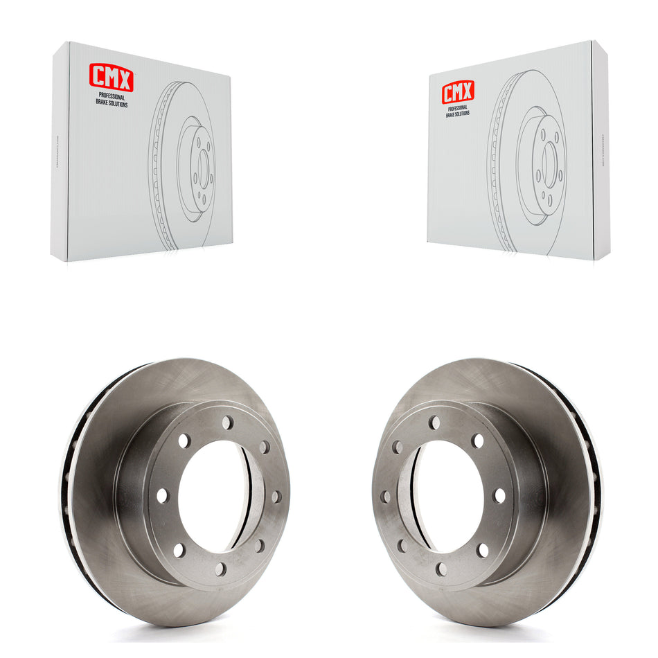 Front Disc Brake Rotors Pair For Ford F-250 Super Duty F-350 Excursion F-450 F-550 K8-100147