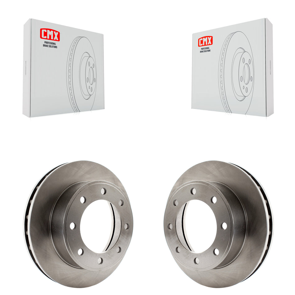 Front Disc Brake Rotors Pair For Ford F-250 Super Duty F-350 Excursion F-450 F-550 K8-100147