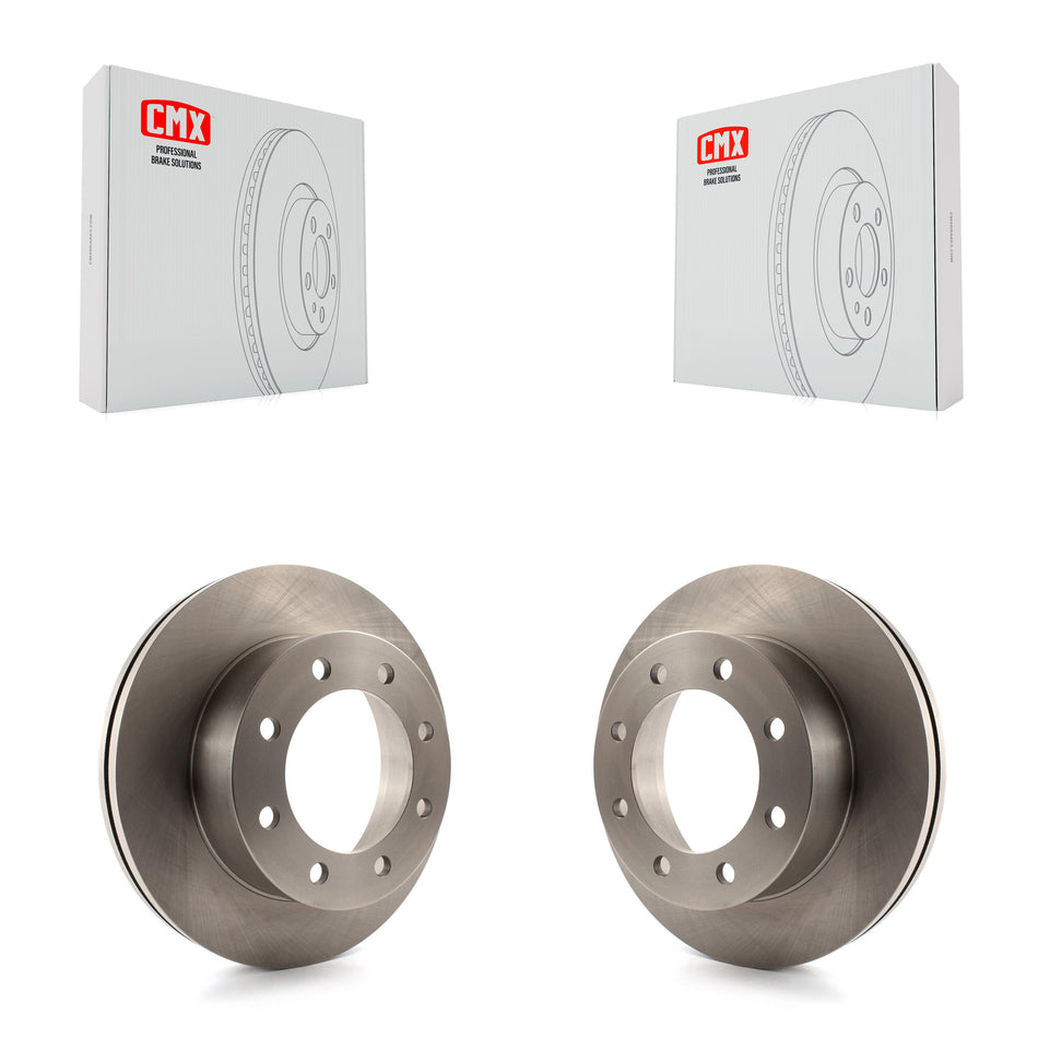 Front Disc Brake Rotors Pair For Ford F-350 Super Duty F-450 K8-100172