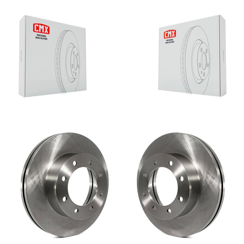 Front Disc Brake Rotors Pair For Ford F-250 Super Duty F-350 F-450 K8-100193