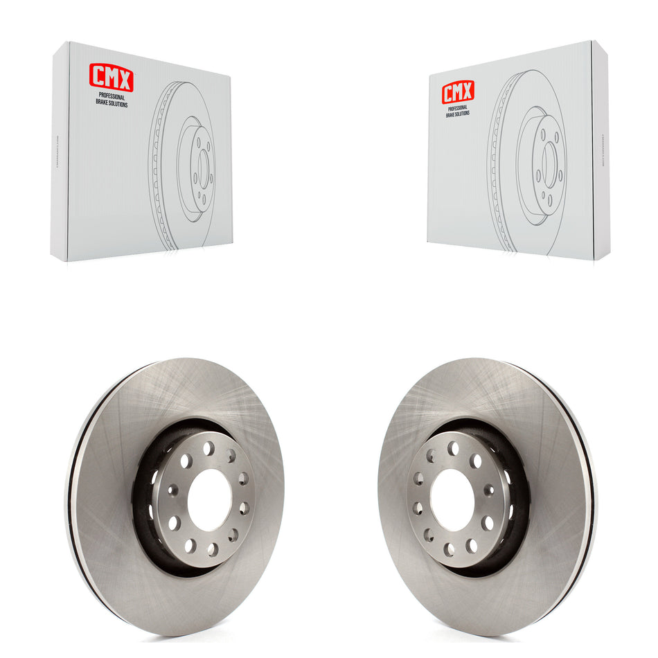 Front Disc Brake Rotors Pair For Audi A4 Quattro A6 A8 S4 S6 K8-100324