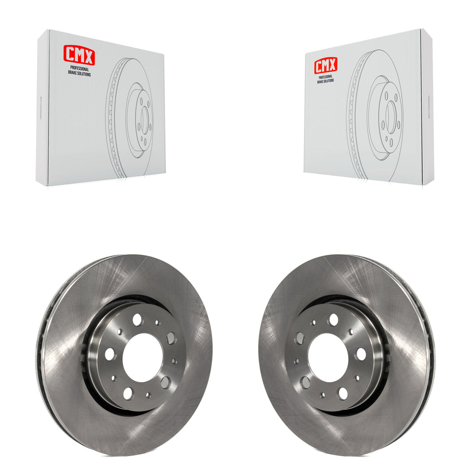 Front Disc Brake Rotors Pair For Volvo S60 V70 XC70 S80 K8-100332