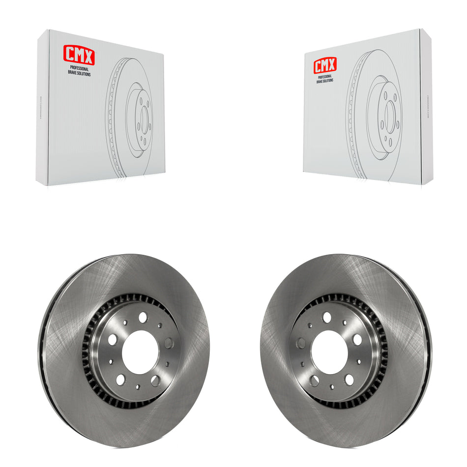 Front Disc Brake Rotors Pair For Volvo S60 V70 XC70 S80 K8-100333