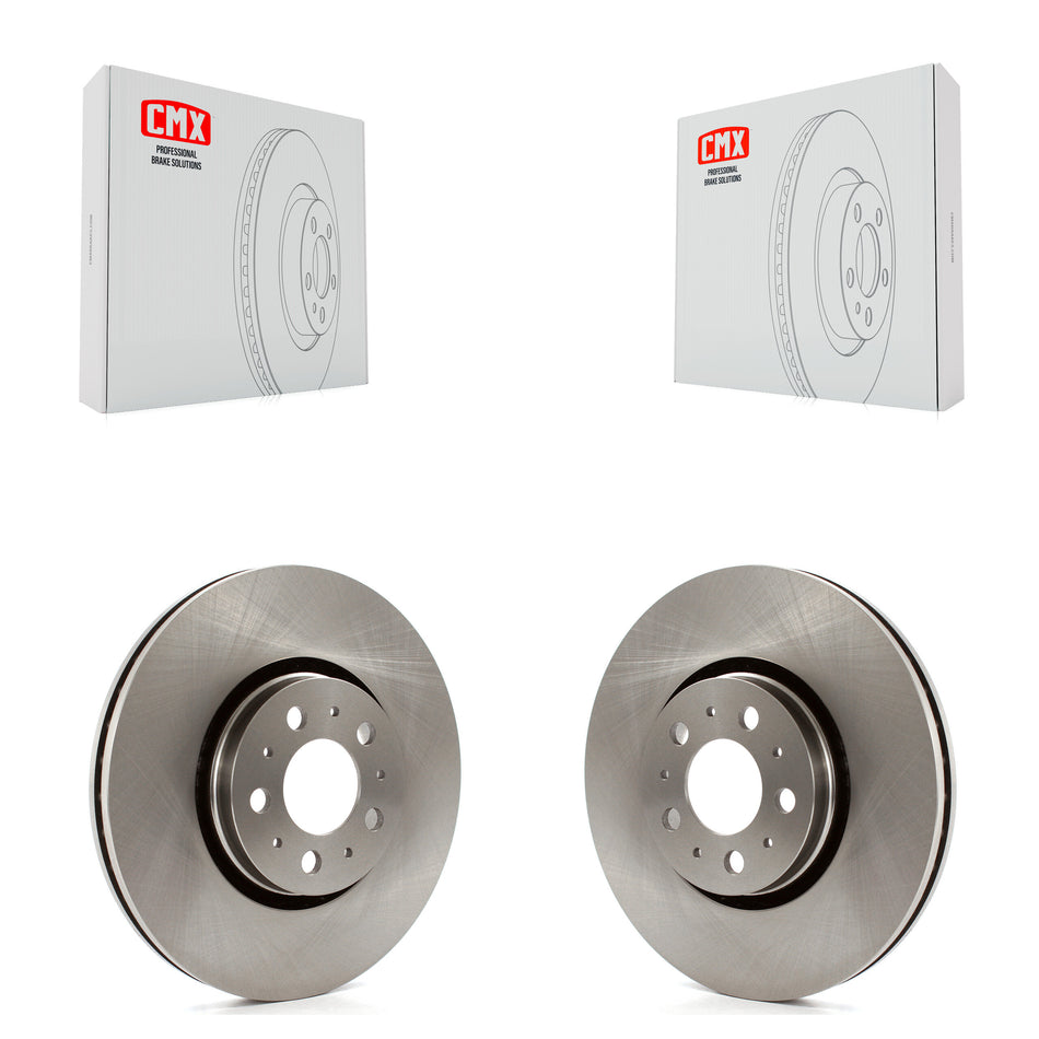 Front Disc Brake Rotors Pair For Volvo XC90 S60 With 316mm Diameter Rotor K8-100377