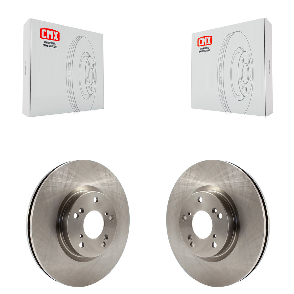 Front Disc Brake Rotors Pair For Honda Civic CR-V Acura RSX ILX CSX K8-100389