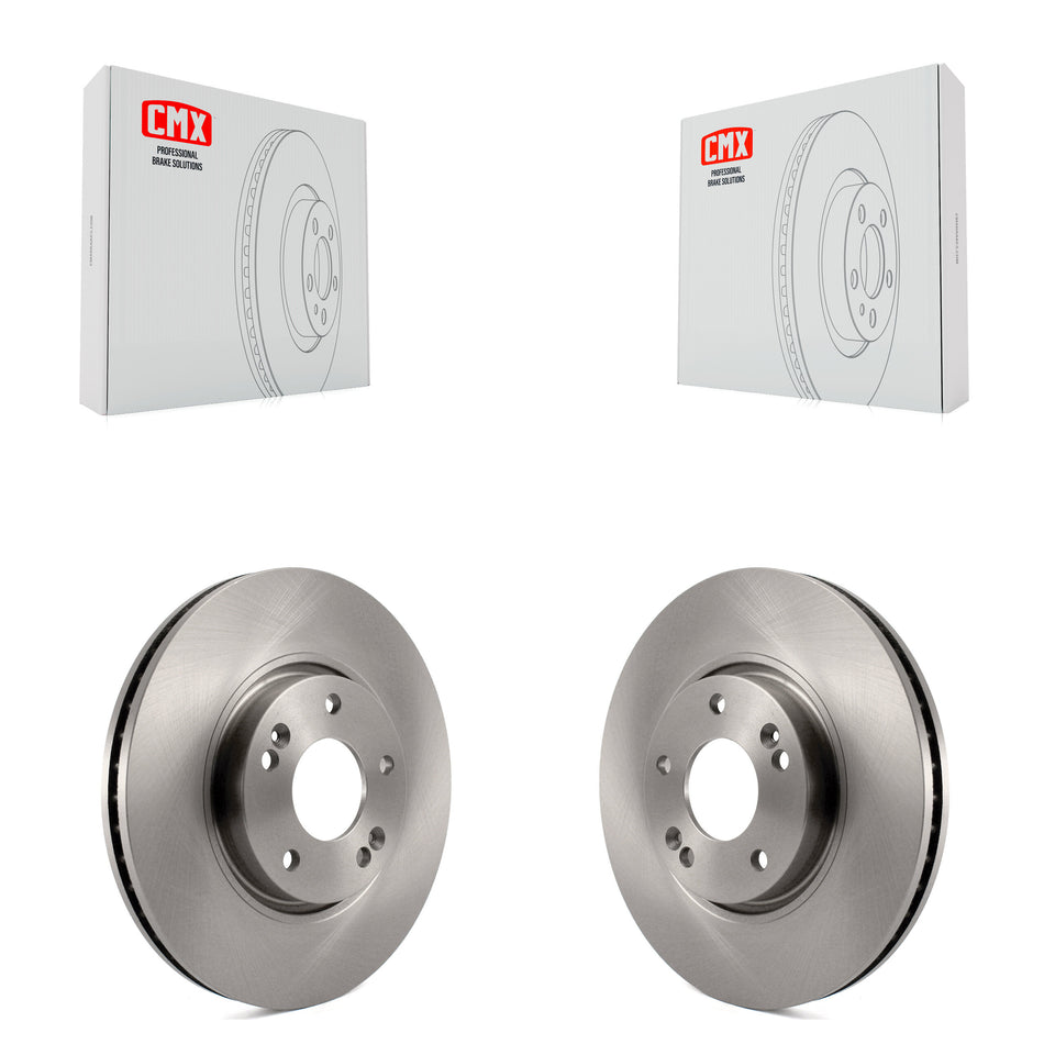 Front Disc Brake Rotors Pair For Hyundai Sonata Kia Optima Forte Tucson Sportage Veloster Forte5 Koup Soul EV Rondo K8-100419