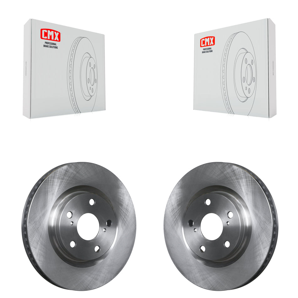 Front Disc Brake Rotors Pair For Toyota Camry RAV4 Lexus ES350 Avalon Scion tC Matrix ES300h Pontiac Vibe Corolla iM Mirai K8-100423
