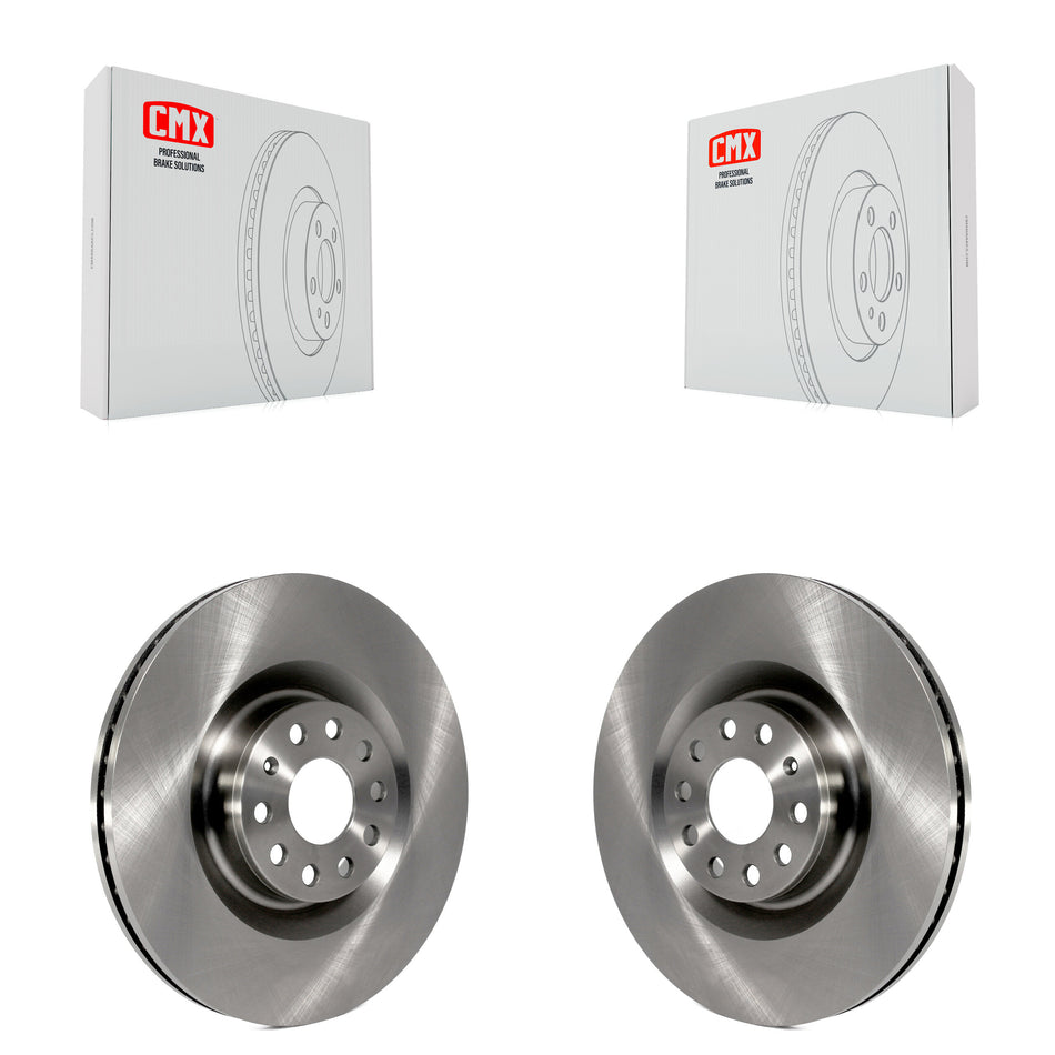 Front Disc Brake Rotors Pair For Volkswagen Passat CC Golf GTI R R32 Audi A3 Quattro K8-100424
