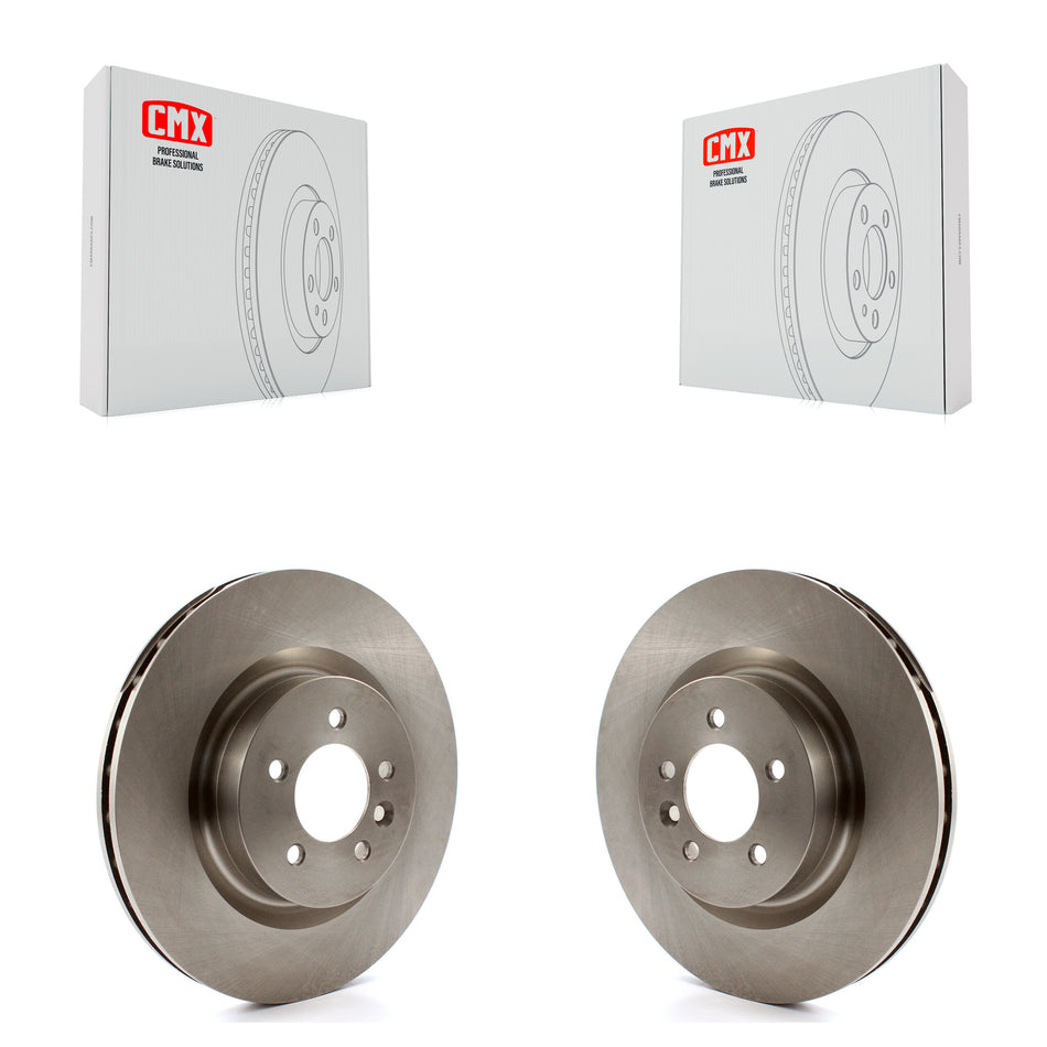 Front Disc Brake Rotors Pair For Land Rover Range Sport LR4 Discovery K8-100440