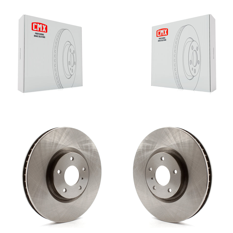 Front Disc Brake Rotors Pair For Infiniti G37 G35 Q60 INFINITI K8-100450