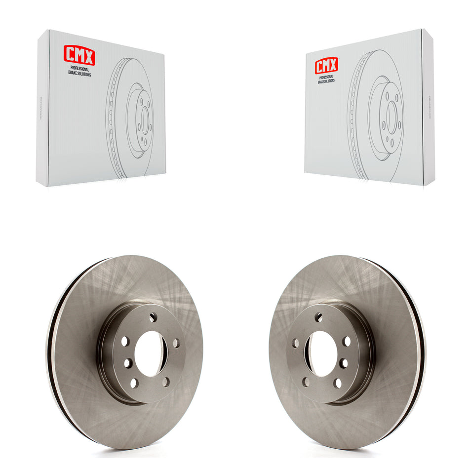 Front Disc Brake Rotors Pair For BMW X5 X6 K8-100455