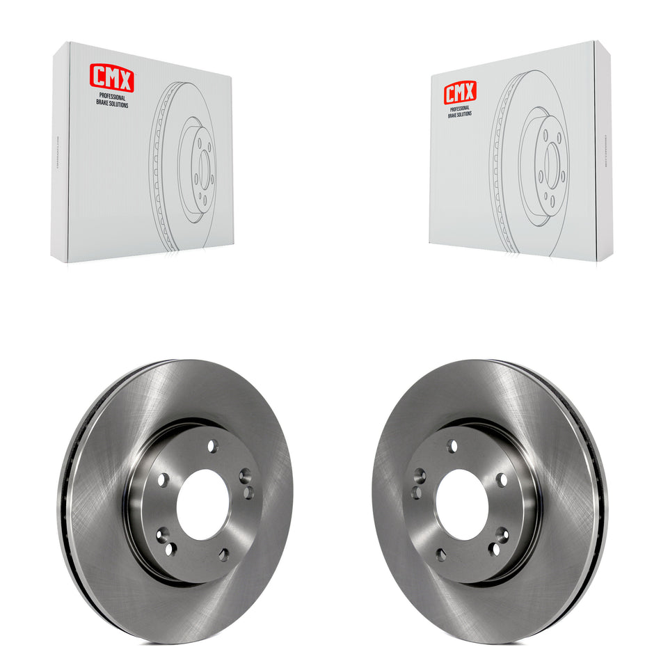 Front Disc Brake Rotors Pair For 2007-2009 Kia Rondo K8-100458