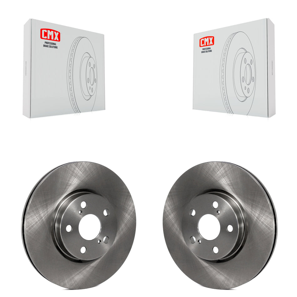 Front Disc Brake Rotors Pair For Toyota Corolla Scion xD Matrix Pontiac Vibe K8-100465