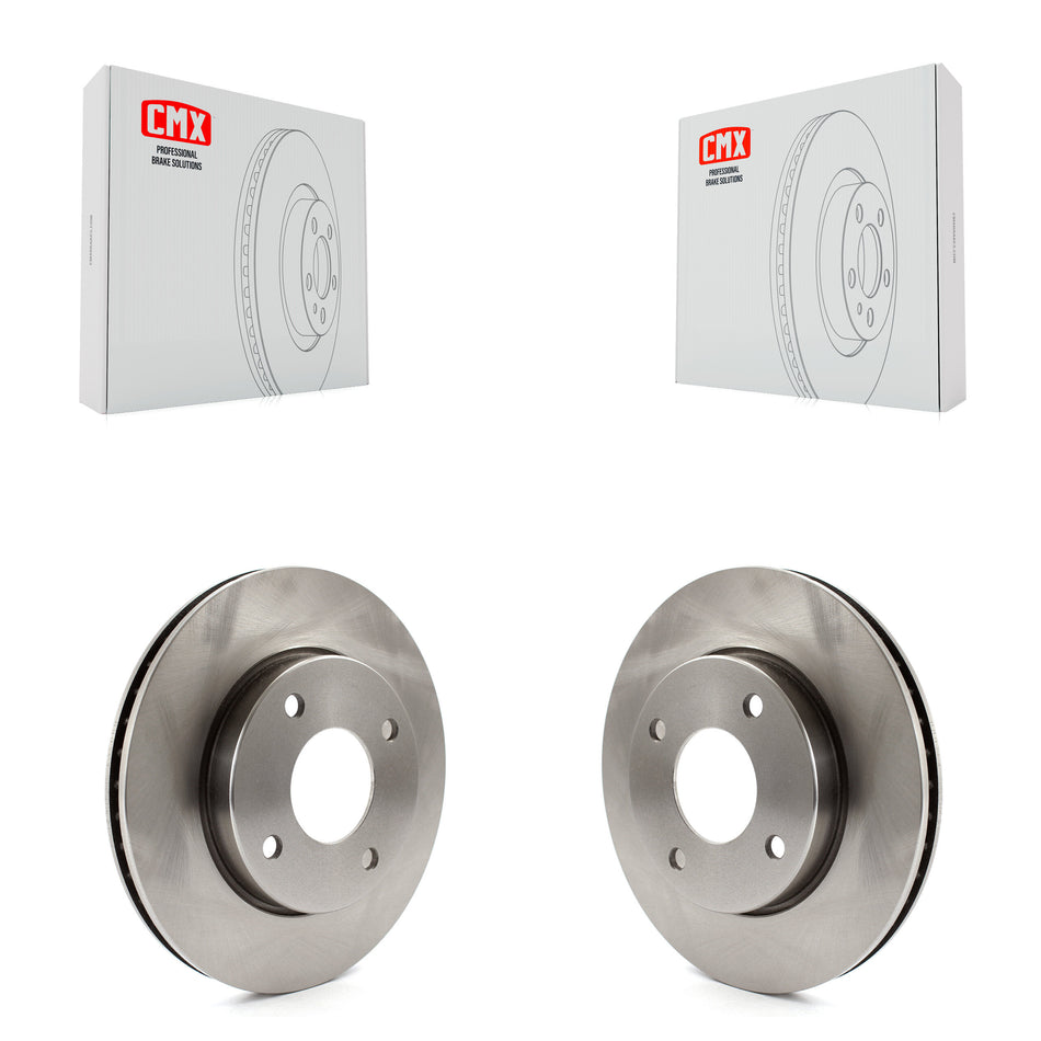 Front Disc Brake Rotors Pair For 2009-2011 Nissan Versa 1.6L K8-100496