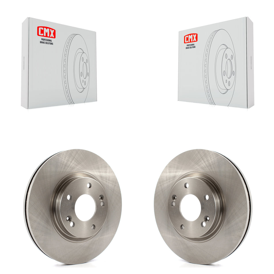 Front Disc Brake Rotors Pair For Kia Sorento Hyundai Santa Fe K8-100500