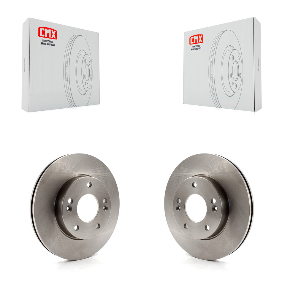 Front Disc Brake Rotors Pair For 2010-2011 Kia Soul 1.6L K8-100506