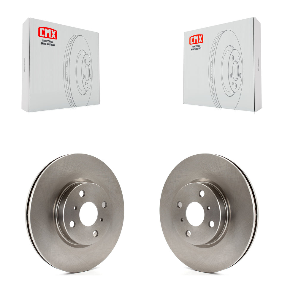 Front Disc Brake Rotors Pair For Toyota Yaris K8-100527