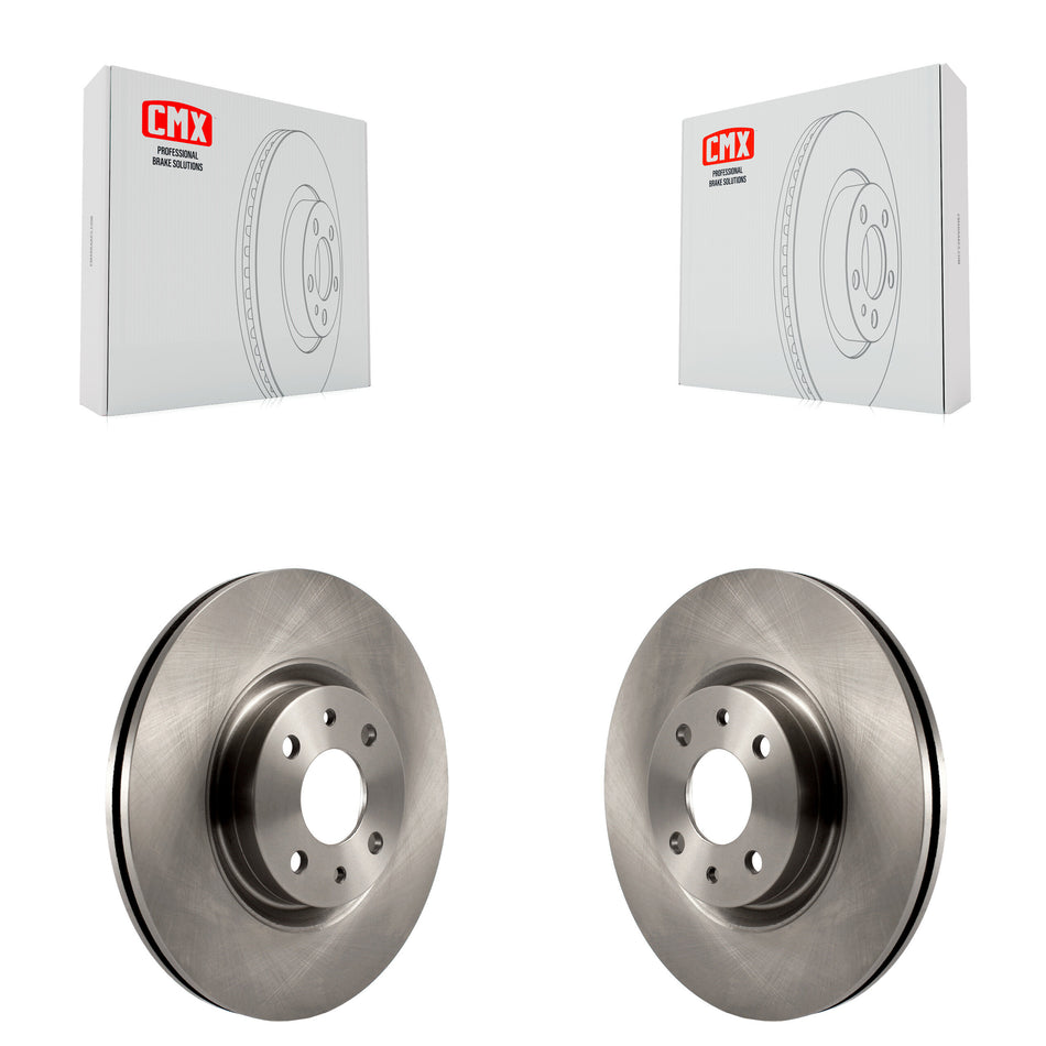 Front Disc Brake Rotors Pair For Fiat 500 K8-100546