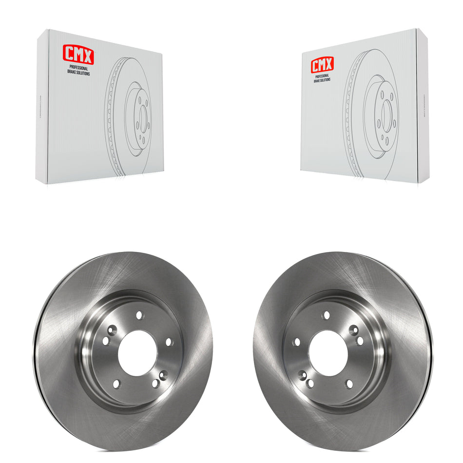 Front Disc Brake Rotors Pair For Hyundai Kia Sonata Elantra Tucson Optima Soul Sportage Kona GT Forte Veloster Niro EV Seltos Electric K8-100553