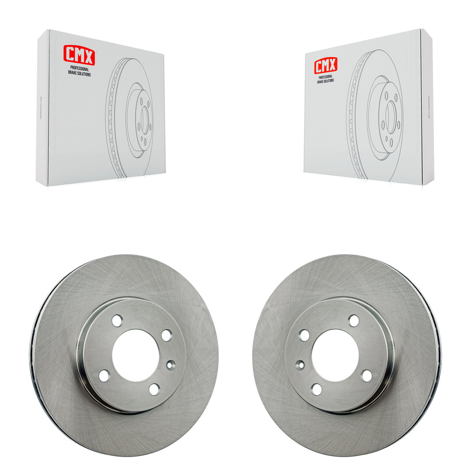 Front Disc Brake Rotors Pair For Volkswagen Jetta Cabrio Golf Passat Scirocco Quantum K8-100559