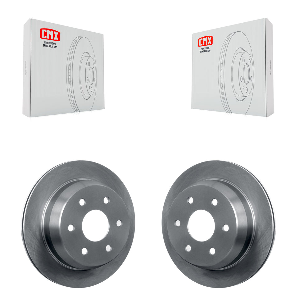 Rear Disc Brake Rotors Pair For Chevrolet Silverado 1500 GMC Sierra Suburban Tahoe Classic 2500 HD Avalanche Astro Yukon XL Safari K8-100571