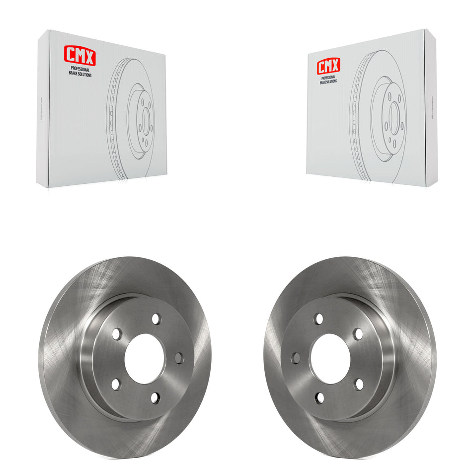 Rear Disc Brake Rotors Pair For Chevrolet Malibu Pontiac G6 Cobalt Saturn Ion HHR Aura G5 Pursuit K8-100583