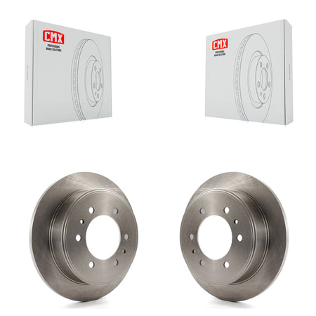 Rear Disc Brake Rotors Pair For Hummer H3 H3T K8-100589