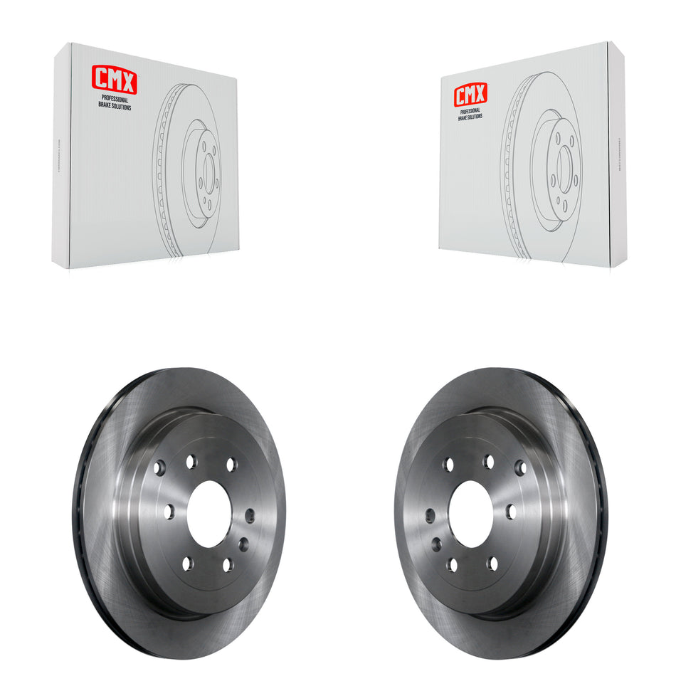 Rear Disc Brake Rotors Pair For Chevrolet Traverse GMC Acadia Buick Enclave Saturn Outlook Limited K8-100599