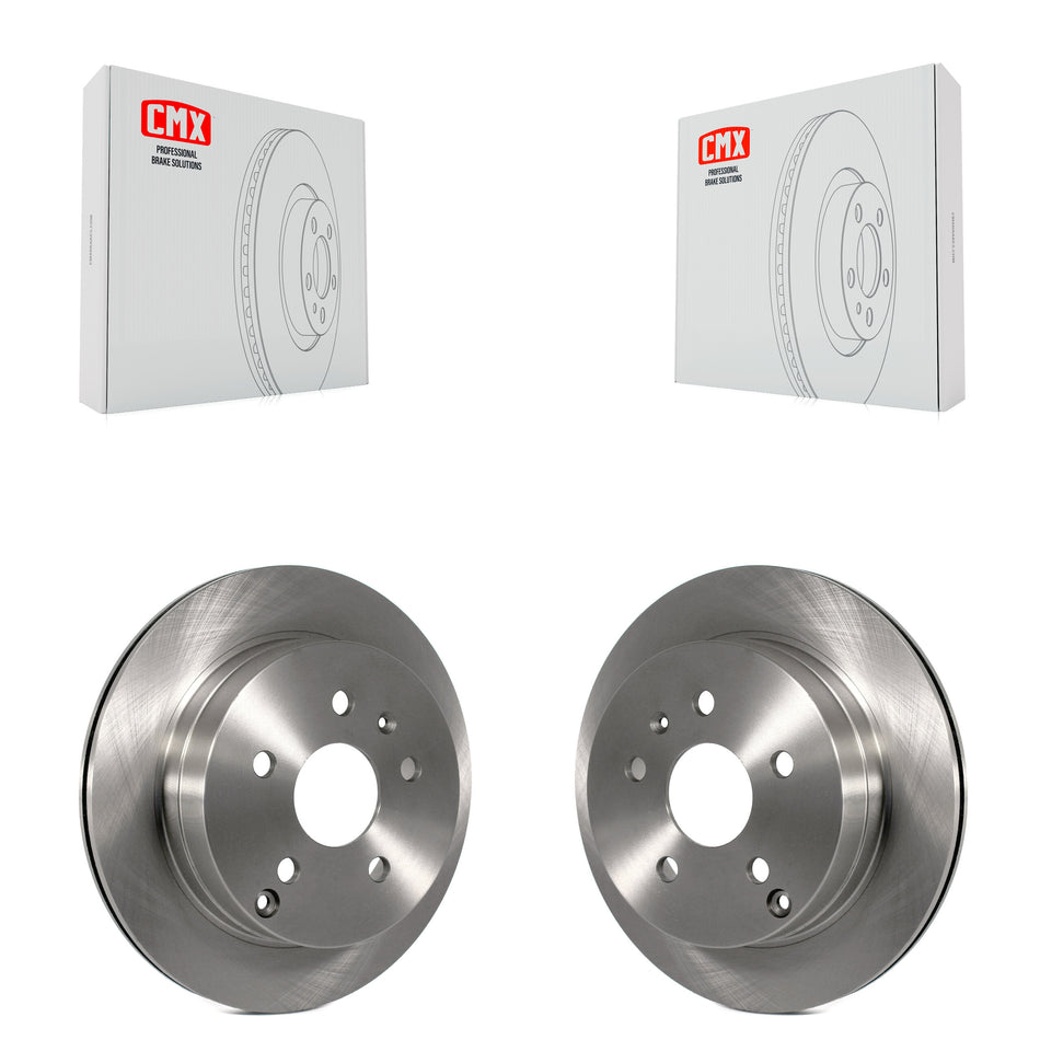 Rear Disc Brake Rotors Pair For 2010-2017 Chevrolet Equinox GMC Terrain K8-100612
