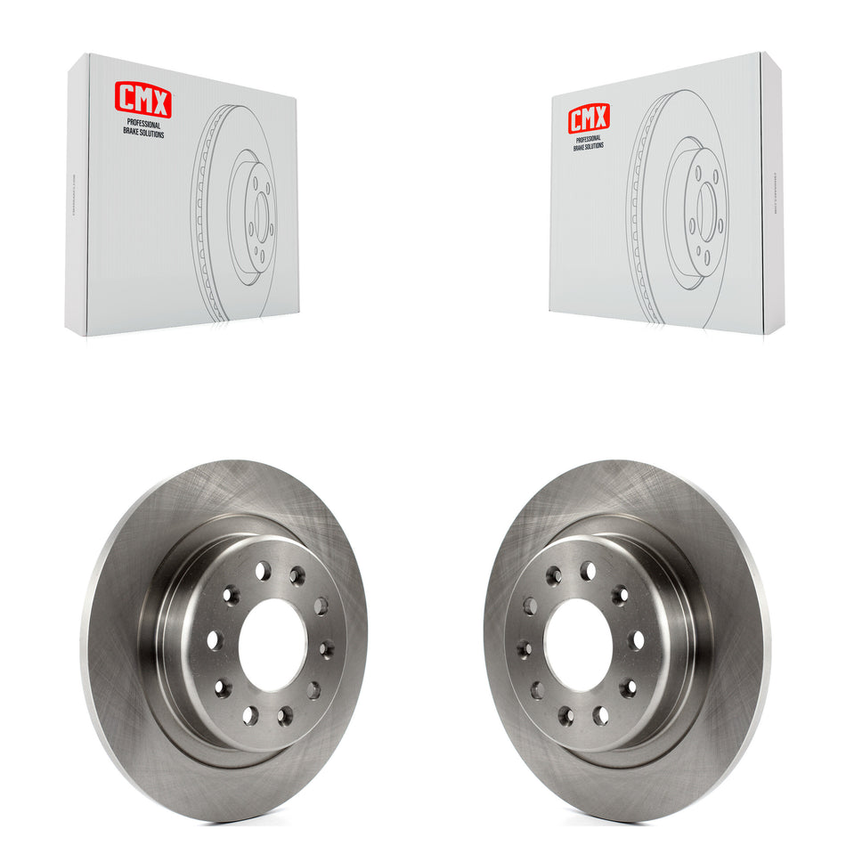 Rear Disc Brake Rotors Pair For Chevrolet Equinox Malibu GMC Terrain Buick Envision LaCrosse Regal Sportback TourX K8-100620