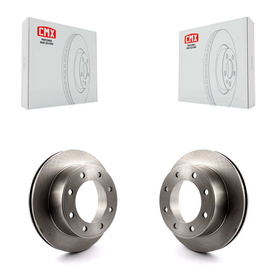 Rear Disc Brake Rotors Pair For Ford F-250 Super Duty F-350 Excursion E-450 Econoline K8-100637
