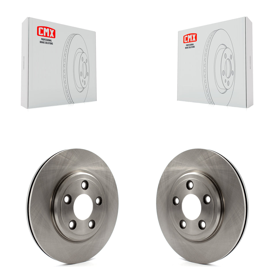 Rear Disc Brake Rotors Pair For Lincoln LS Jaguar Ford Thunderbird S-Type XJ8 Vanden Plas K8-100640