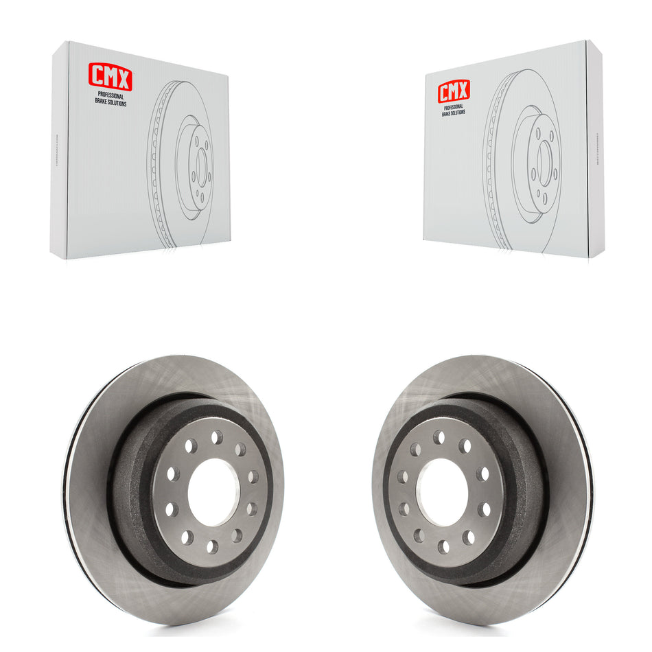 Rear Disc Brake Rotors Pair For 2003-2011 Lincoln Town Car Sedan K8-100645