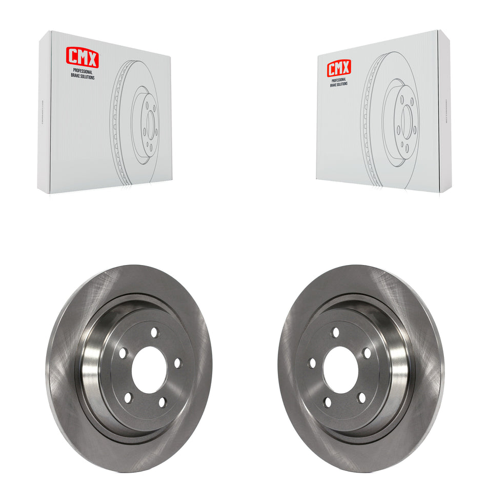 Rear Disc Brake Rotors Pair For Ford Mustang K8-100676
